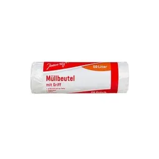 Jeden Tag Müllbeutel 50,0 l transparent, 20 St.
