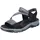 Riemchensandalen Damen Schwarz 38