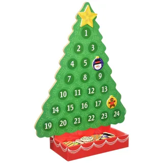 Melissa & Doug Es weihnachtet sehr! Adventskalender aus Holz| Weihnachtsgeschenk | Weihnachtsspielzeug | 3+ | Geschenk für Jungs oder Mädchen