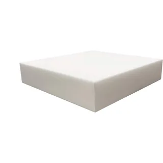 FoamRush Schaumstoffkissen für Polstermöbel, hohe Dichte (quadratisches Schaumstoff, für Esszimmerstühle, Rollstuhl-Sitzkissen, Ersatz), 66 x 66 cm (6" x 26" x 26")