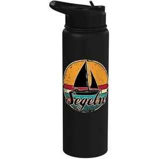 Segelboot Segler Geschenk Männer Boot Kapitän Matrose Segel Stainless Steel Insulated Water Bottle