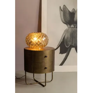 Woood Beistelltisch WOOOD "Glossy", gold (goldfarben), Tische, Beistelltisch, Beschichtung aus antikem Messing, H 48 cm x B 38 cm