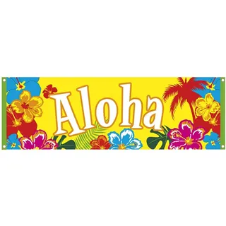 Boland Banner Hawaii Hibiscus Aloha 74 x 220 cm