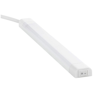 sebson LED Unterbauleuchte Küche 30cm, LED Lichtleiste mit Stecker und Schalter 230V, Indirekte Beleuchtung, Schrankbeleuchtung 24x13x300mm