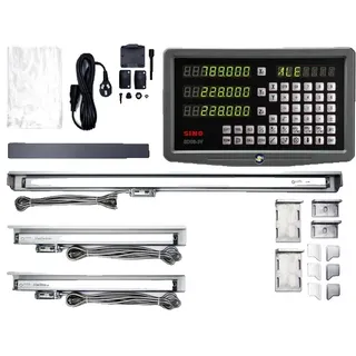 Digitale Anzeige, Metallkonstruktion, Optische Lineare Glas-Skala, Paket 1