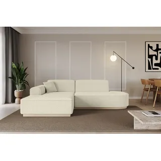 altdecor Eckcouch Polyester 2-Sitzer Beige