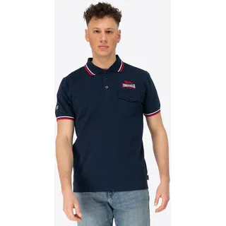 Lonsdale Herren Poloshirt schmale Passform Lynton Navy/Red/White XXL Lonsdale