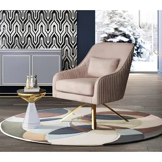 Stuhl 2x Ess Zimmer Polster Stuhl Fernseh Lounge Club Leder Textil Sitz Sessel - Beige