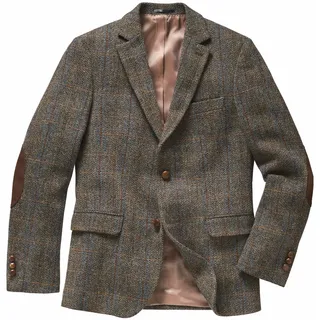 Harris-Tweed-Sakko Blau 50