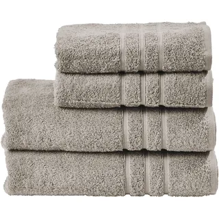 done.® Handtuch Set »Daily Uni« saugfähiges Walkfrottier, in verschiedenen Set Varianten erhältlich, grau