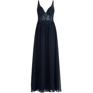Vera Mont Abendkleid »Abendkleid mit Stickerei«, blau