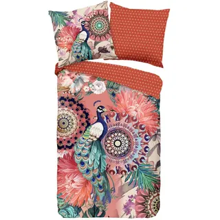HIP Lynouk Mandala Baumwolle Mehrfarbig 135 x 200 cm + 80 x 80 cm