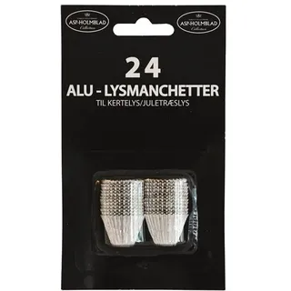 Asp-Holmblad Kerzenhalter Silber/Gold