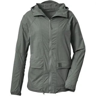 Killtec Damen Leichtstretchjacke mit Kapuze/Sportjacke KOS 166 WMN JCKT, mittelgrau, 38, 44331-000
