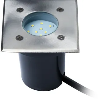 Kanlux LED-Einbaustrahler, Boden, 1 W, wasserdicht, quadratisch, Tagesweiß, 6400 K