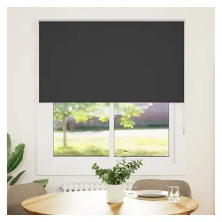 vidaXL Verdunkelungsrollo 135 x 150 cm Schwarz
