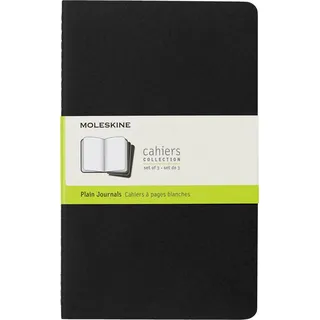 Moleskine Notizbuch Cahier A5 blanko Schwarz
