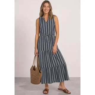 STREET ONE Maxikleid Mit Volants und Print Blau 38