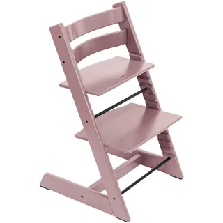 Stokke Hochstuhl , Mauve , Holz , Buche , 46x79x49 cm , Fußstütze verstellbar, Sitzfläche verstellbar , Babymöbel & Kindermöbel, Babyzimmer, Hochstühle