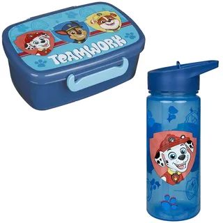 Lunchbox SCOOLI "mit Trinkflasche", Kinder, paw patrol, Lebensmittelaufbewahrungsbehälter Lunchbox