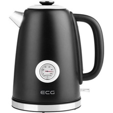 ECG RK 1700 Magnifica Nero Electric kettle, 1.7L, Stainless steel, Wasserkocher, Schwarz