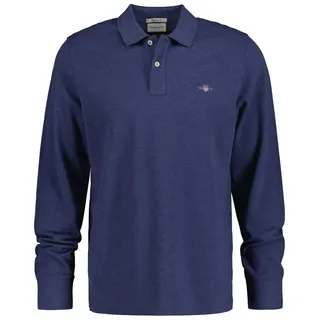 GANT Herren Poloshirt 1er Pack Regular Shield Rugger - Blau - M