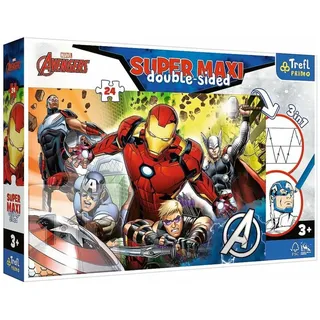 Trefl Doppelseitiges Puzzle Avengers 24 Teile)
