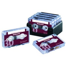 Philips Minikassetten (2 x 15 Min. für Pocket Memos, 10 Stück Packung)