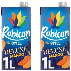 RUBICON Mango Fruchtsaft, frisch und fruchtig mit einem süß, aromatischen Geschmack (1 x 1l) (Packung mit 2)