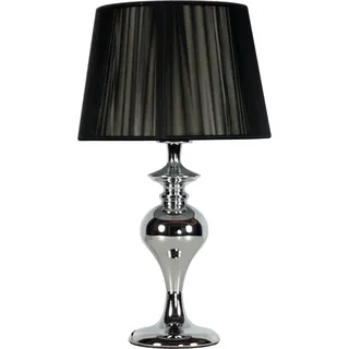Candellux Schwarz Tischlampe Gillenia für Glühbirne 1x E27 41-21413 - Schwarz