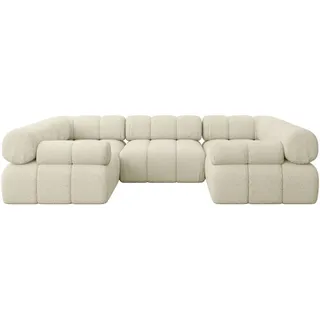 altdecor Eckcouch 6-Sitzer Beige
