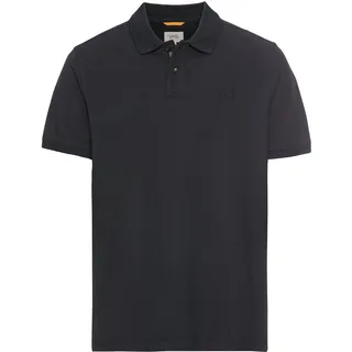 Poloshirt CAMEL ACTIVE, Herren, Gr. XL, night blau, Piqué, Obermaterial: 100% Baumwolle, unifarben, normal hüftbedeckend, Rundhals, Shirts Poloshirt, normale Passform, Polokragen, 2-Knopf-Form, mit Logo-Stickerei