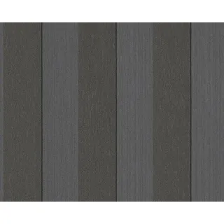 A.S. Création Architects Paper Textiltapete Tessuto 2 Tapete mit Blockstreifen 10,05 m x 0,53 m braun Made in Germany 961944 96194-4