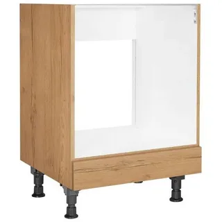 Nobilia Herdumbauschrank , Eichefarben , Holzwerkstoff , einzeln stellbar , 60x87x56 cm , Blauer Engel, Pefc, Goldenes M, Made in Germany, DGM-Klimapakt , Küchen, Küchenmöbel, Küchenschränke, Geräteumbauschränke