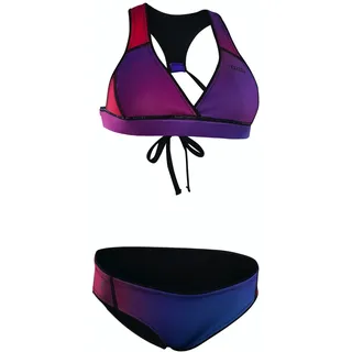 ION Bikini Damen Schwarz/Flowers M