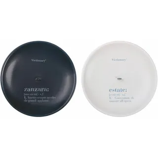 Victionary Keramik-Spiralenhalter, 2 Stück, Ø 15 x 2,5 cm