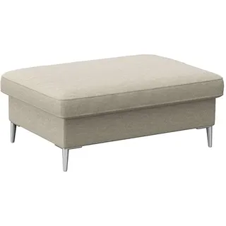 flexlux Pouf Fiore Kaltschaum 97 x 34 x 66 cm Weiß