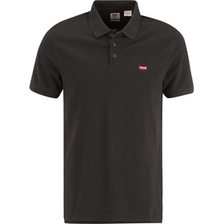 Levi's Poloshirt Housemark Polo in schwarzer Piqué-Qualität-S