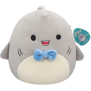Squishmallows Original Peluche de 19 cm- Gordon le Requin Gris