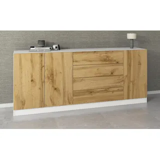 borchardt Möbel Sideboard »Vaasa« Breite 190 cm, weiß