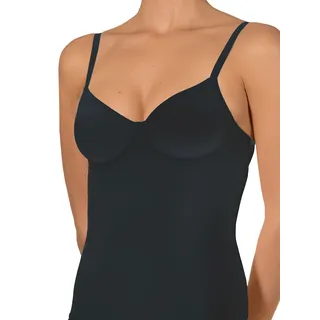 BH-Hemd NINA VON C. "BH Hemdchen Secret Soft & Shape", Damen, Gr. 85, Cup B, schwarz, Obermaterial: 85% Polyamid PA. 15% Elasthan EL., BHs BH-Hemd