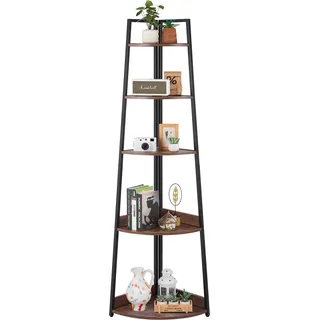 Vevor Eckregal 5 Ebenen Braun