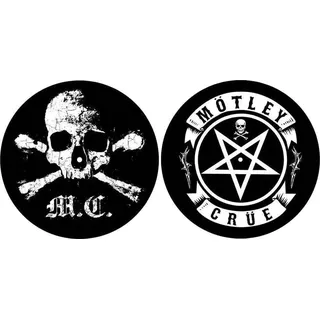 Mötley Crüe Skull/Pentagram Slipmat