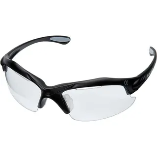 Oliver Schutzbrille 53829 Squash, bruchsicher, mit verstellbarem Gummiband, bequem & leicht - Schwarz, Weiß