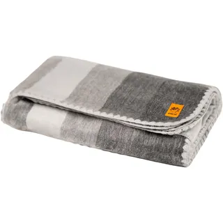 ALPAKITAS Decke aus Alpakawolle, Überwurfgröße, Alpaka-Überwurfdecken, Wolldecke, leicht, atmungsaktiv, hypoallergen, Outdoor-Decke, 162,6 x 114,3 cm, Grau