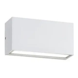 Trio Leuchten AUßENWANDLEUCHTE , Weiß , Metall , F , 14x5x7 cm , Lampen & Leuchten, Leuchtenserien