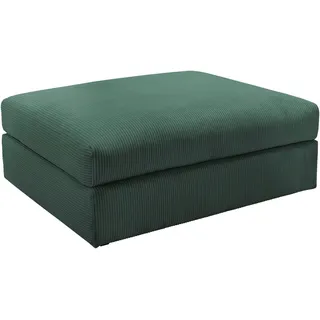 Home Affaire Polsterhocker Soft&Cosy XL 101 x 52 x 97 cm Dunkelgrün