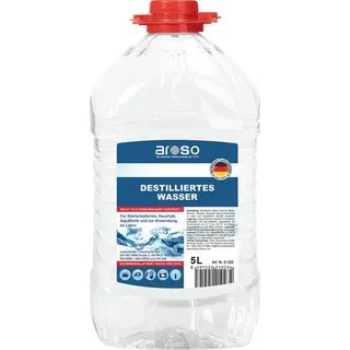 Aroso 21023 Destilliertes Wasser 5.0 Liter Destilliertes Wasser