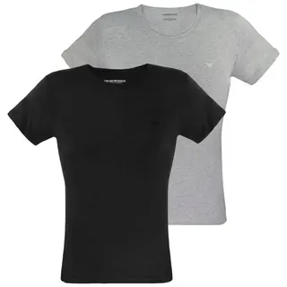 Emporio Armani 111647-cc722 Kurzarm-t-shirt 2 Einheiten - Black / Heather - XL