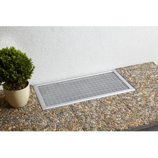 hecht International Lichtschachtabdeckung PROFI 115 x 60 cm Silber
